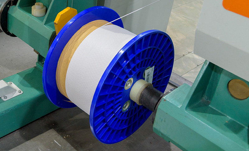 Single paper covered wire